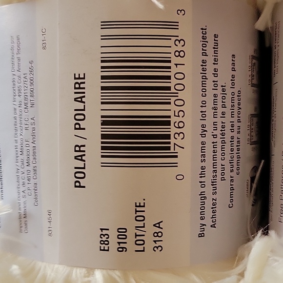 Red Heart Boutique Fur Yarn - 2 Skeins - Picture 5 of 6